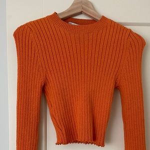 Zara Orange Sweater